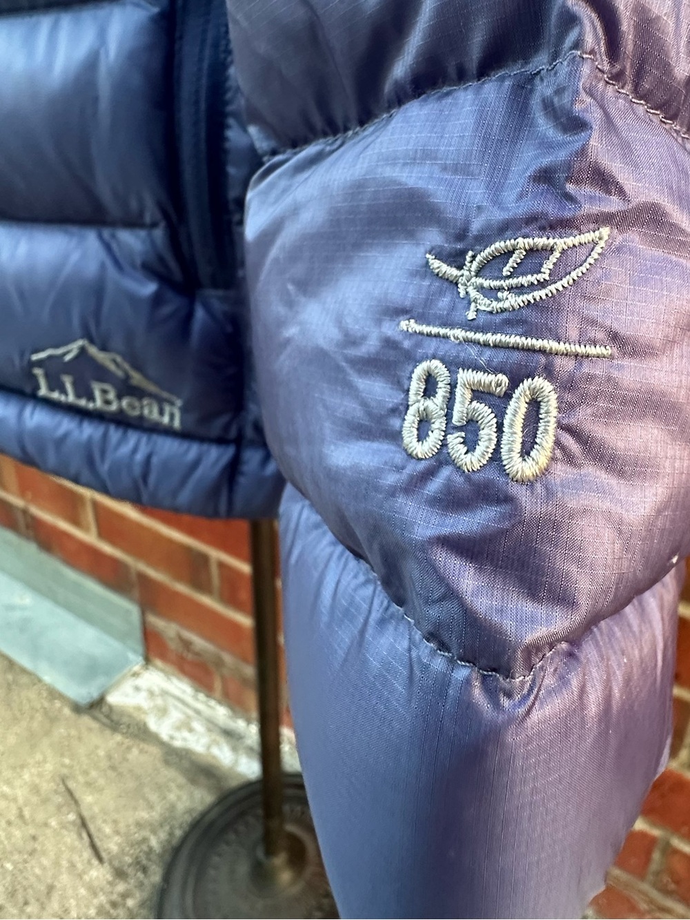 L.L. Bean 850 Goose Down Tech Puffer Downtek Pertex Quantum Jacket Lightweight - Picture 8 of 17